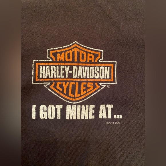 Harley Davidson Men’s Savannah GA Tee T-shirt Size 3XL - Has some cracking/Stain - Picture 8 of 9